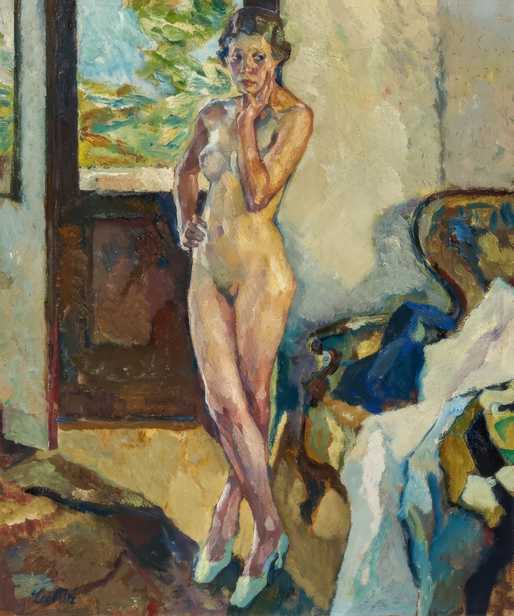 Bij het raam door Leo Putz