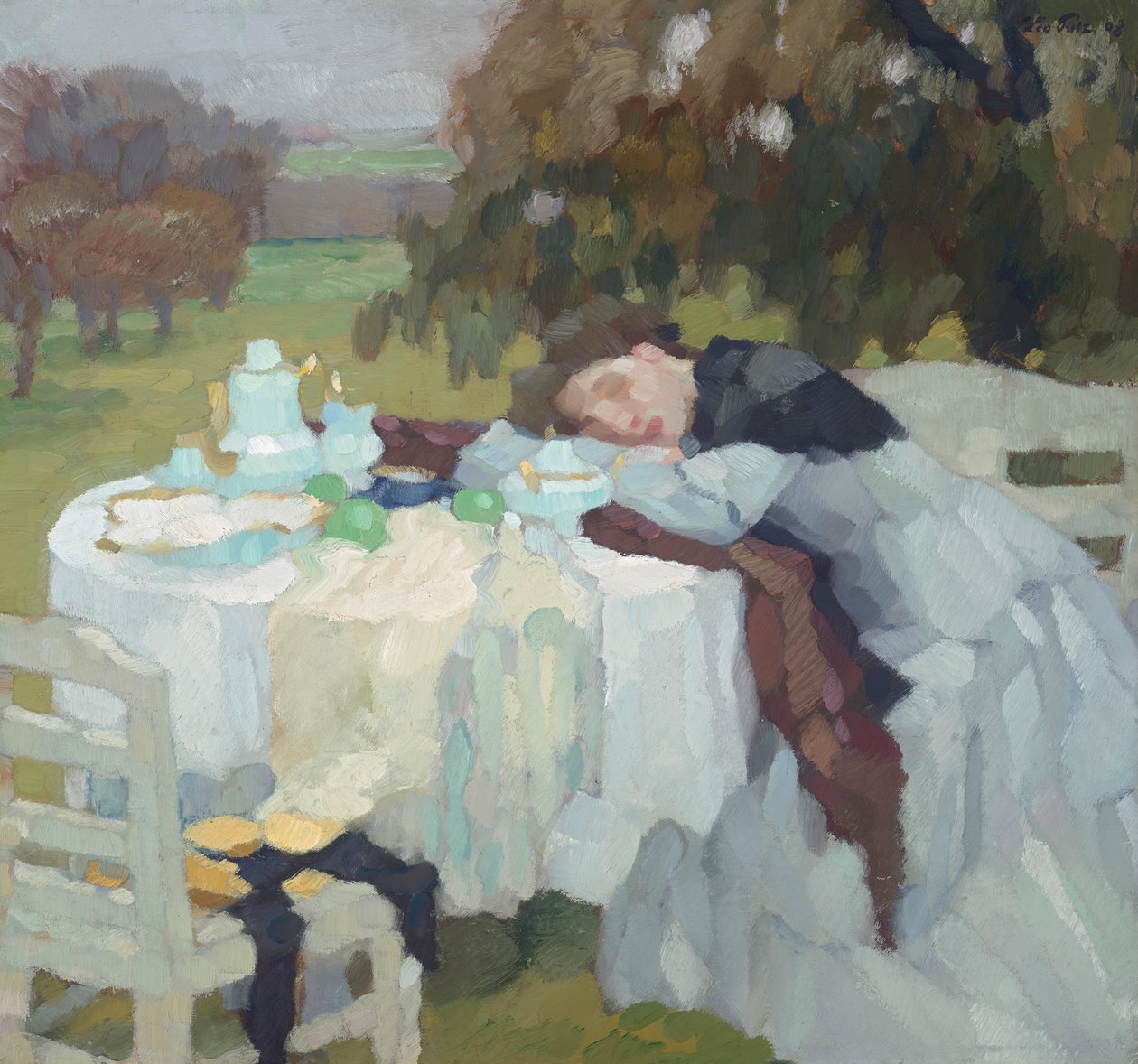 Late Herfst door Leo Putz
