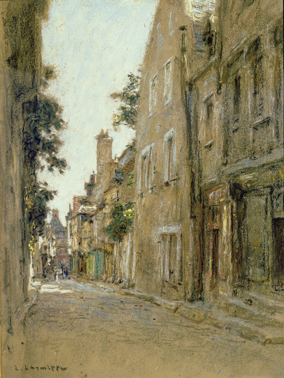 Rue Coursarlon, Bourges door Leon Augustin Lhermitte