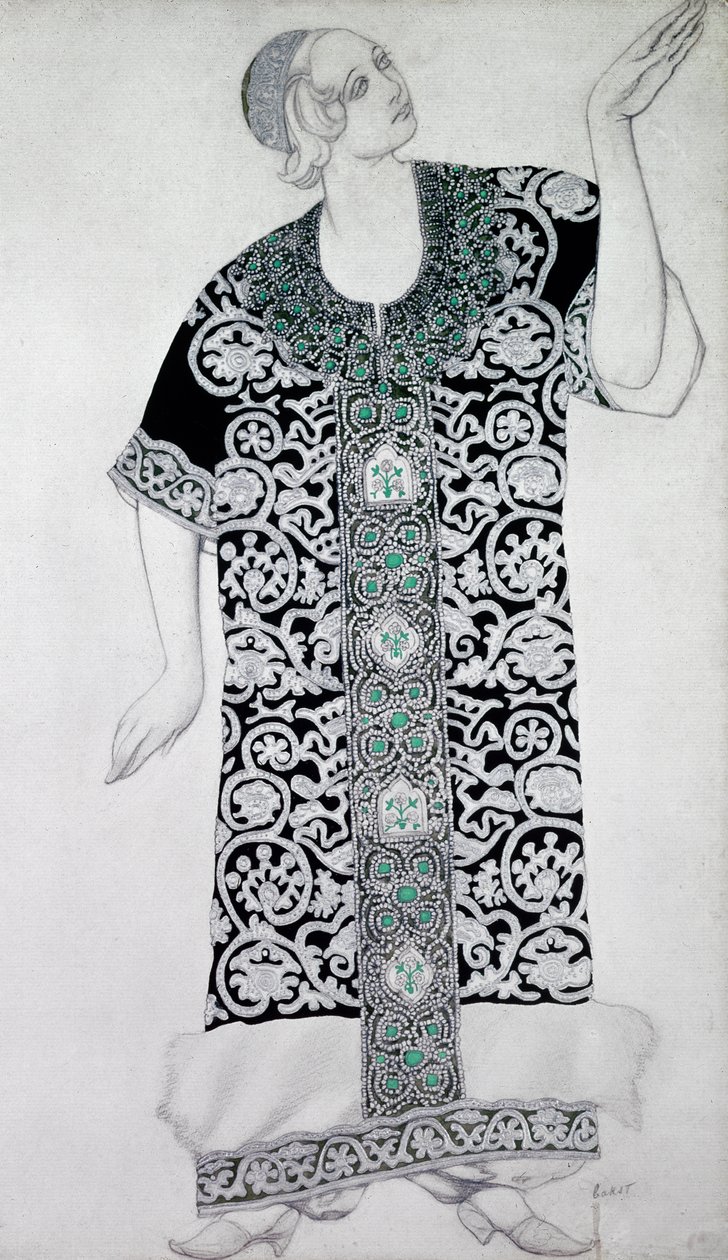 Kostuumontwerp, 1911 door Leon Bakst