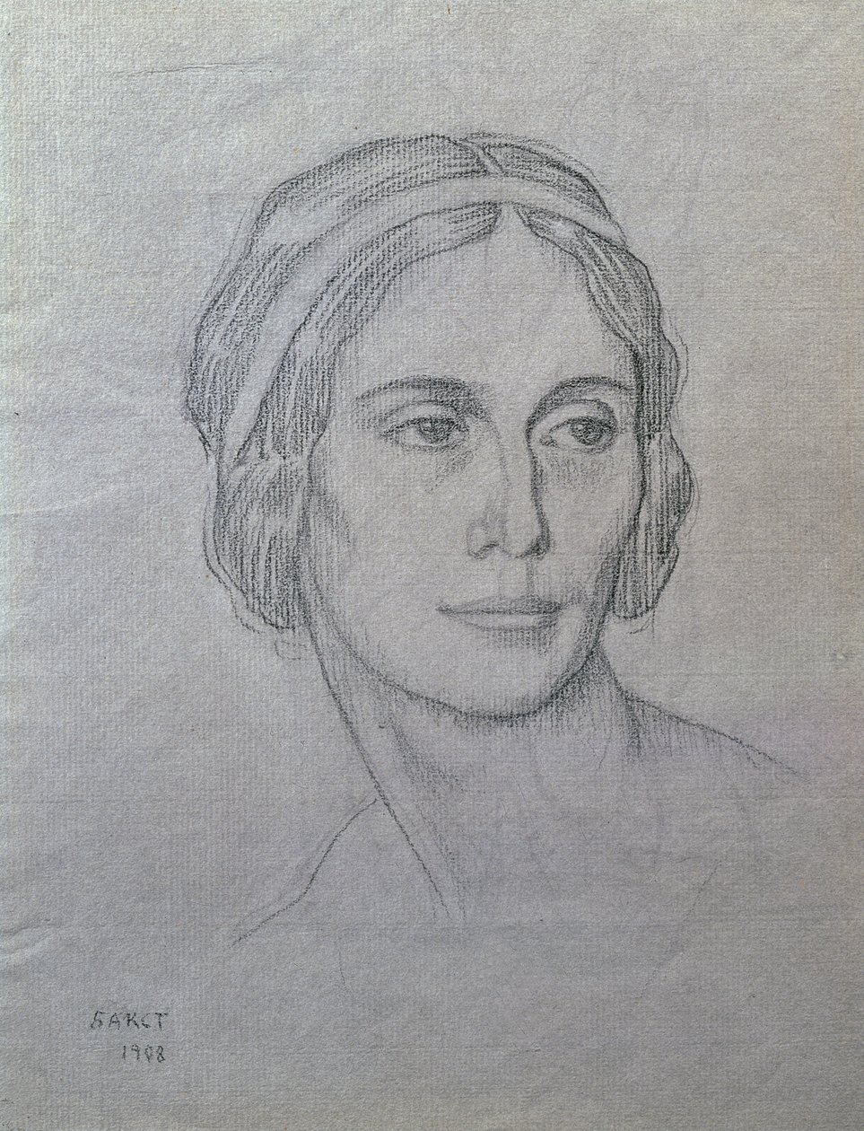 Portret van Anna Pavlova (1881-1931), 1908 door Leon Bakst