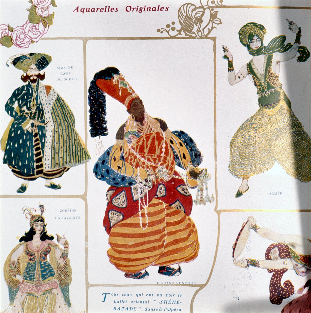 De Grote Eunuch, kostuumontwerp voor Diaghilev