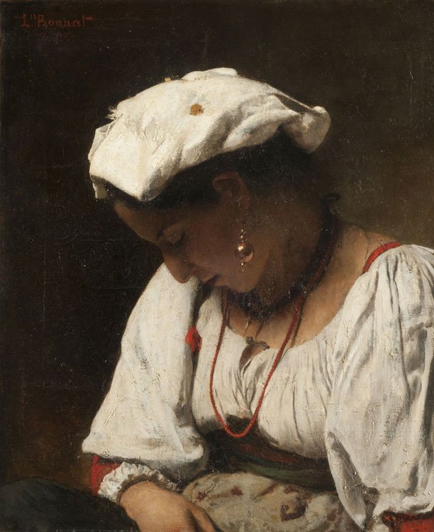 Het slachtoffer door Leon Joseph Florentin Bonnat