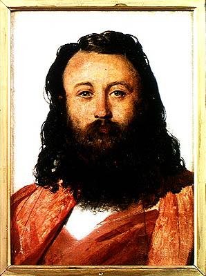 Portret van Barthelemy Prosper Enfantin (1796-1864) door Léon Cogniet