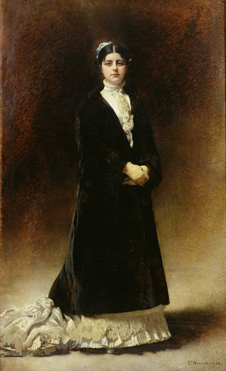 Portret van Emanuella Pignatelli, gravin Potocka, 1880 door Leon Joseph Florentin Bonnat