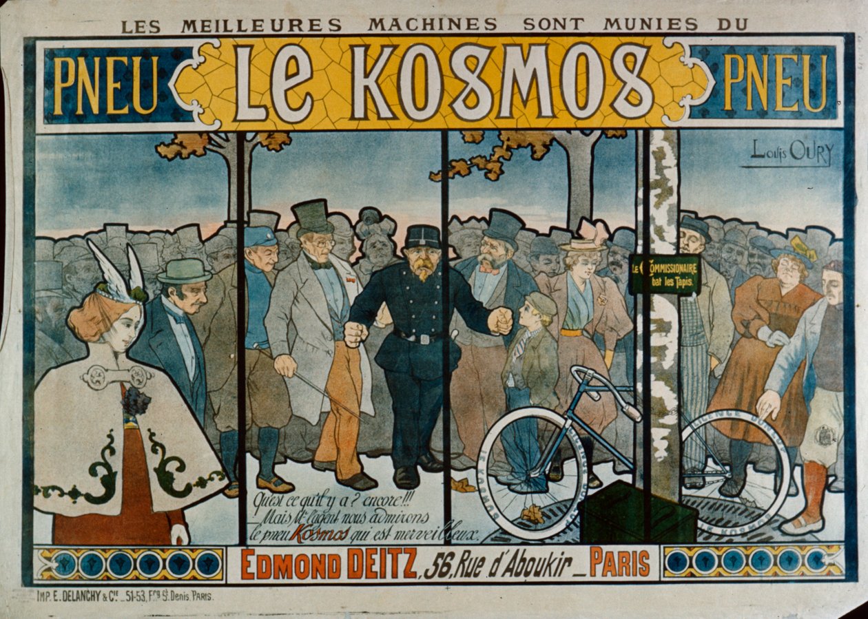 Le Kosmos door Leon Louis Oury