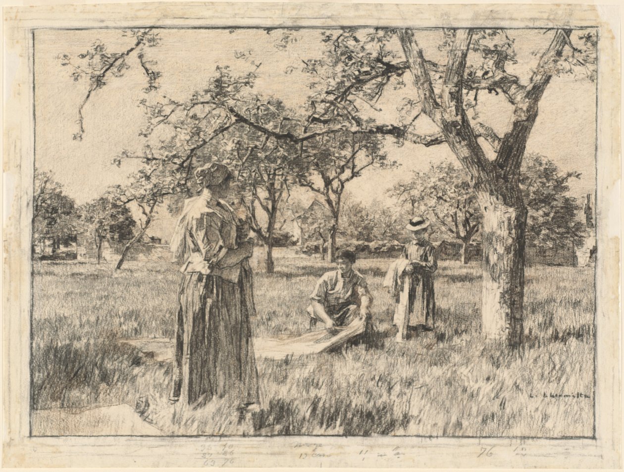 Lente door Leon Augustin Lhermitte