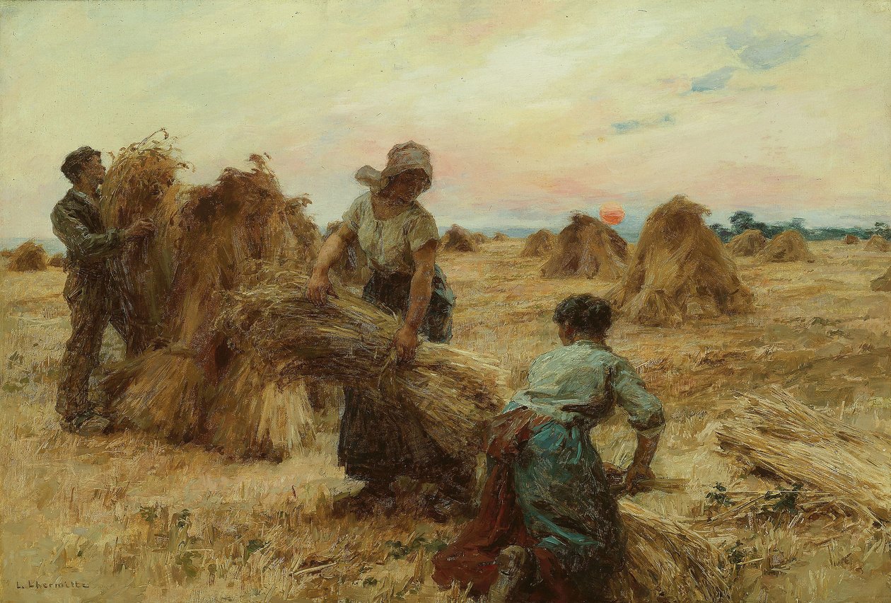 De Oogsters door Leon Augustin Lhermitte