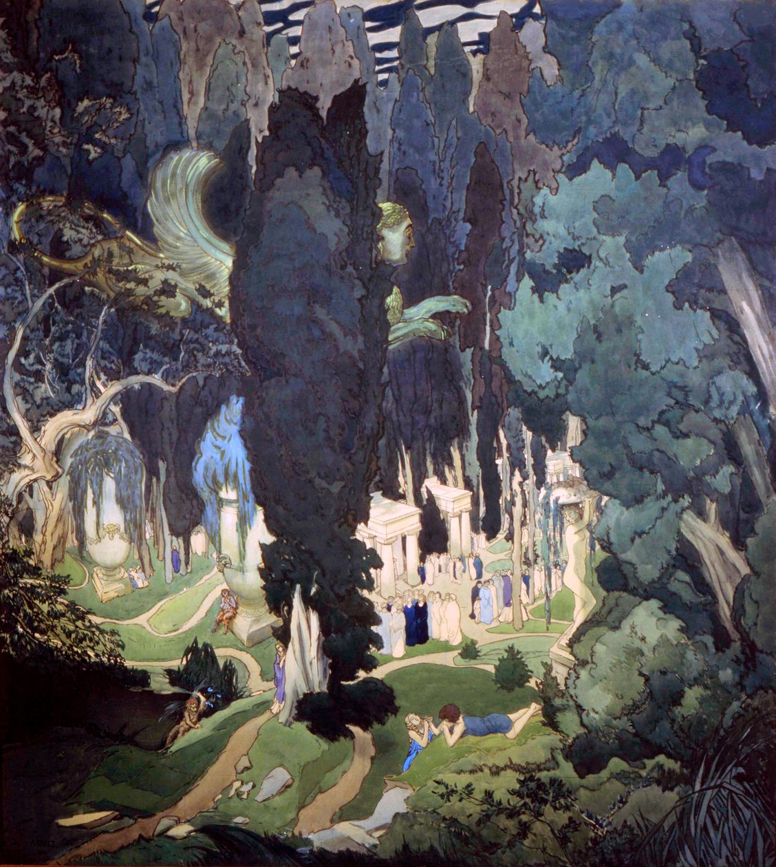 Elysium door Leon Bakst