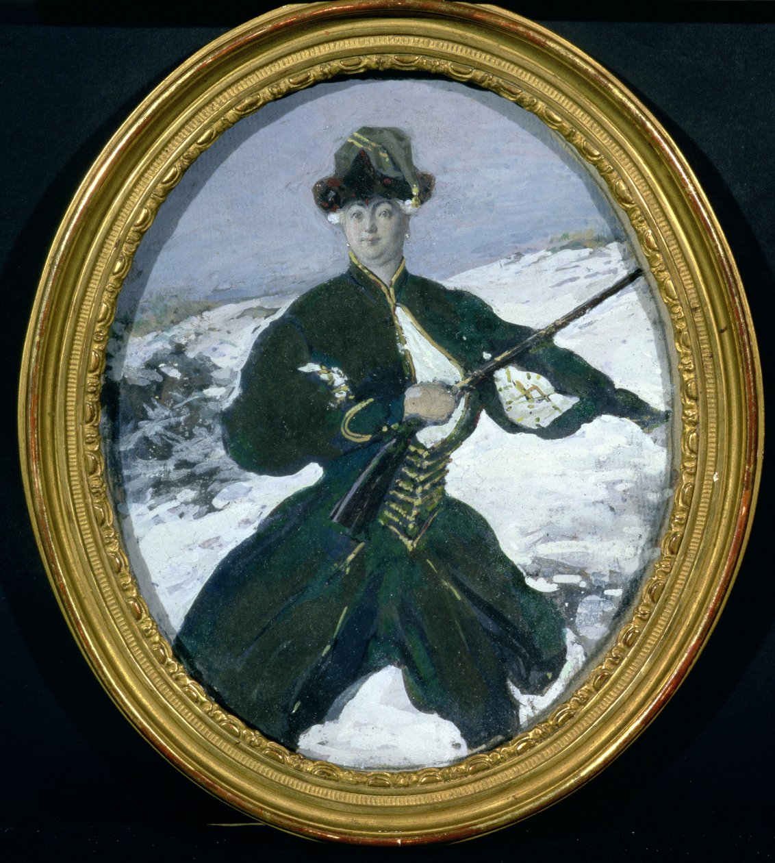 Keizerin Elizabeth (1709-61) op jacht, 1902 door Leon Bakst