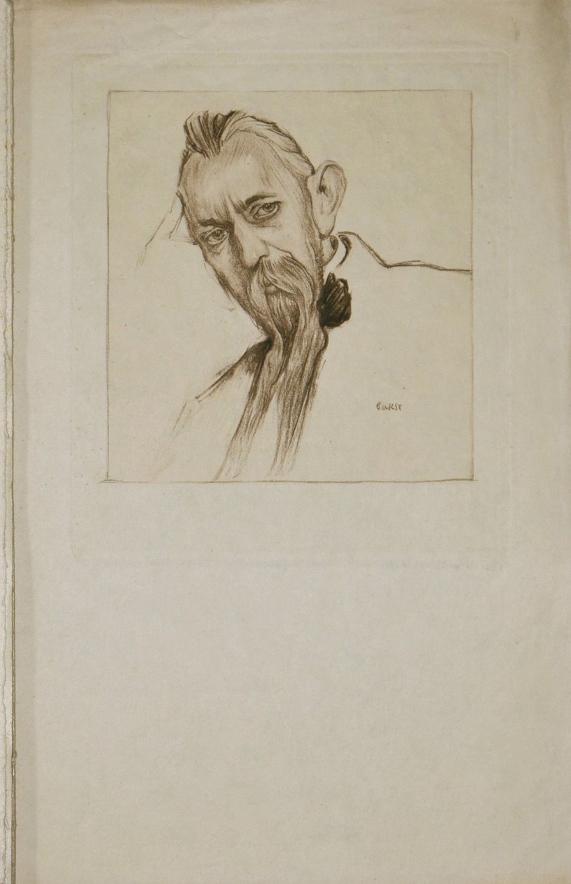 Portret van Sébastien Voirol 1870-1930, 1913 door Leon Bakst