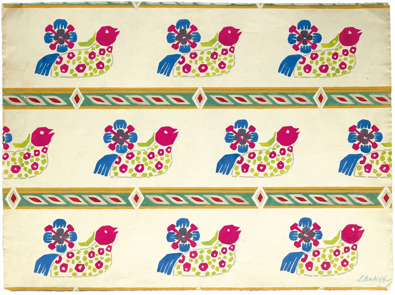 Textielontwerp, Begin 20e eeuw door Leon Bakst