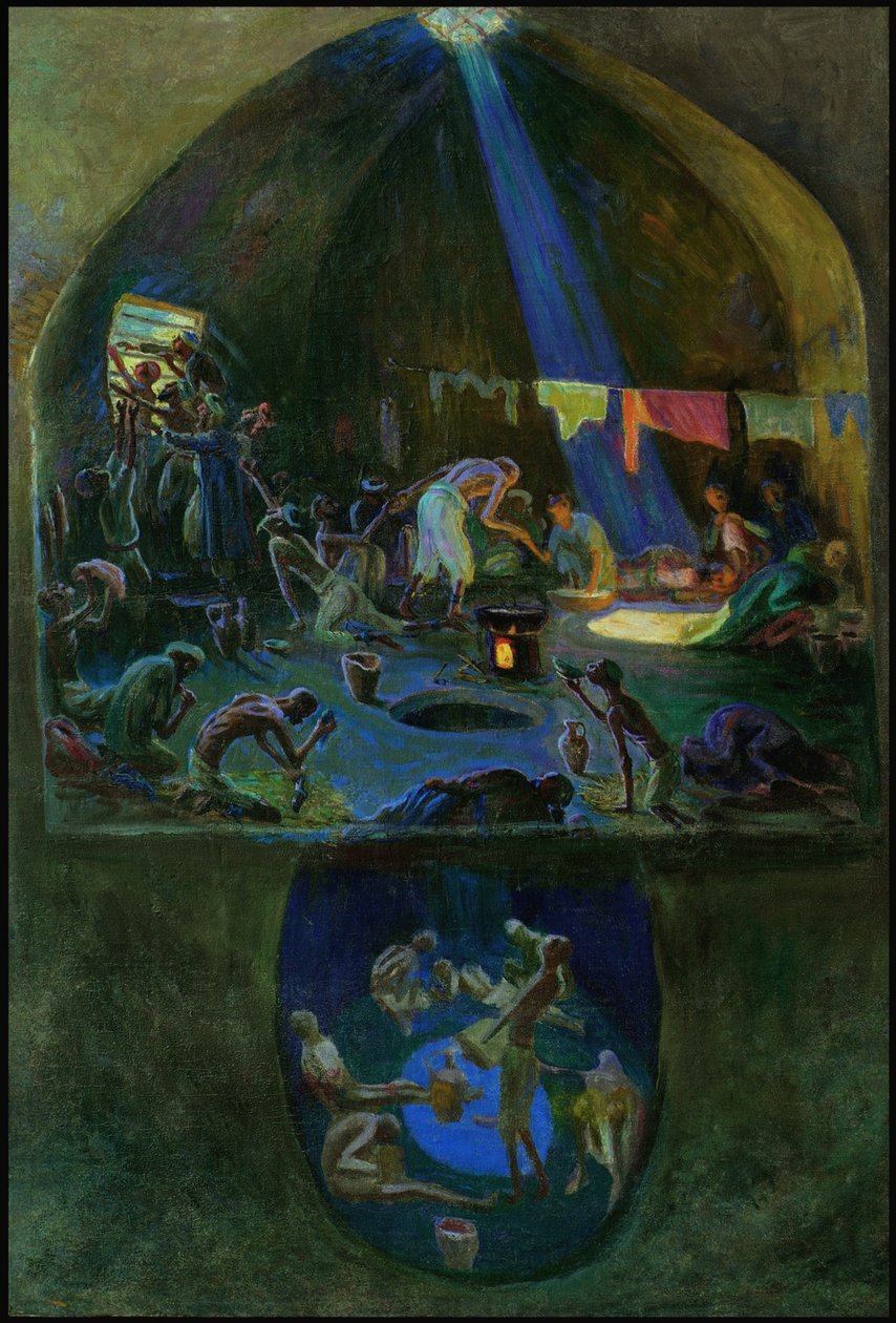 De Zindan-gevangenis, 1930s door Leon Bure