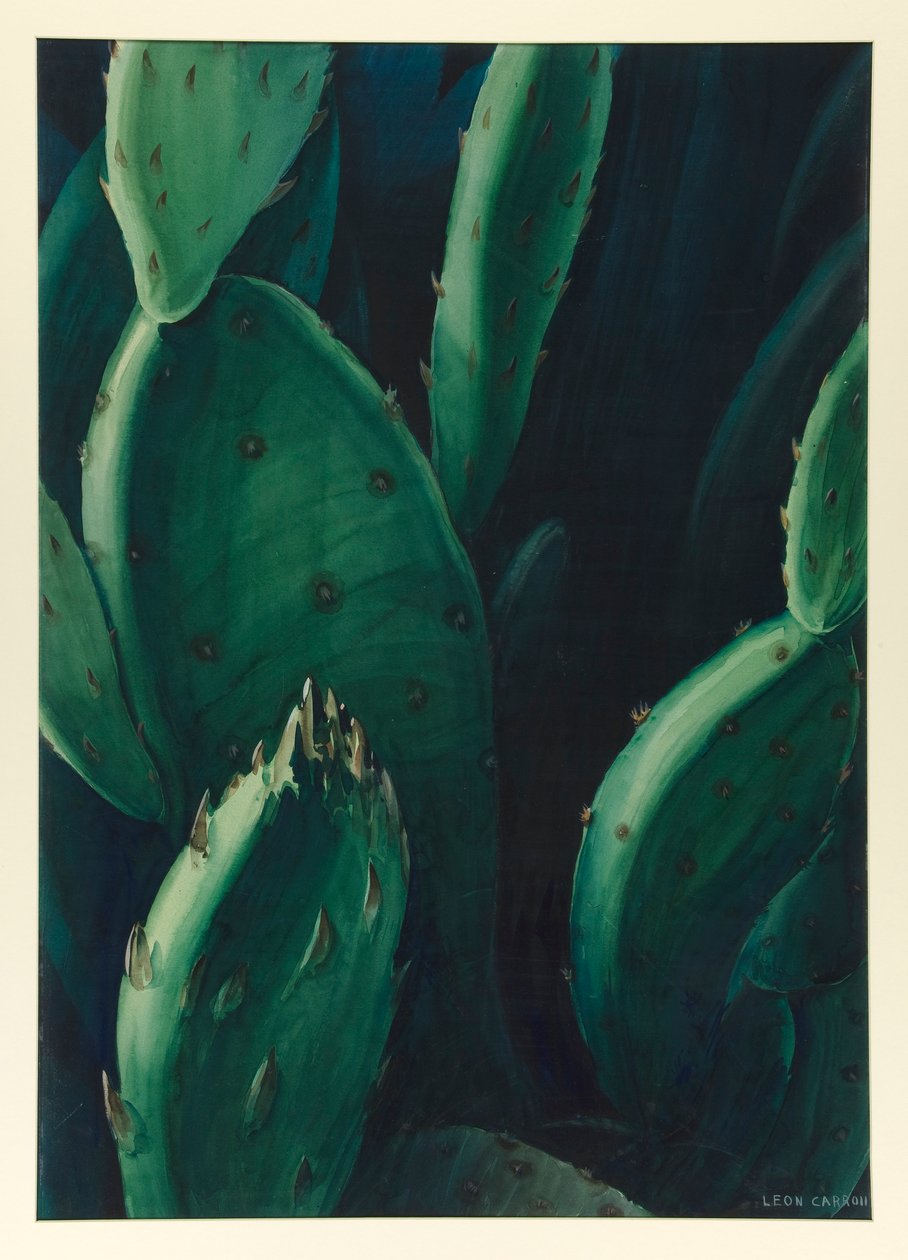 Smaragden (Cactus) door Leon Carroll