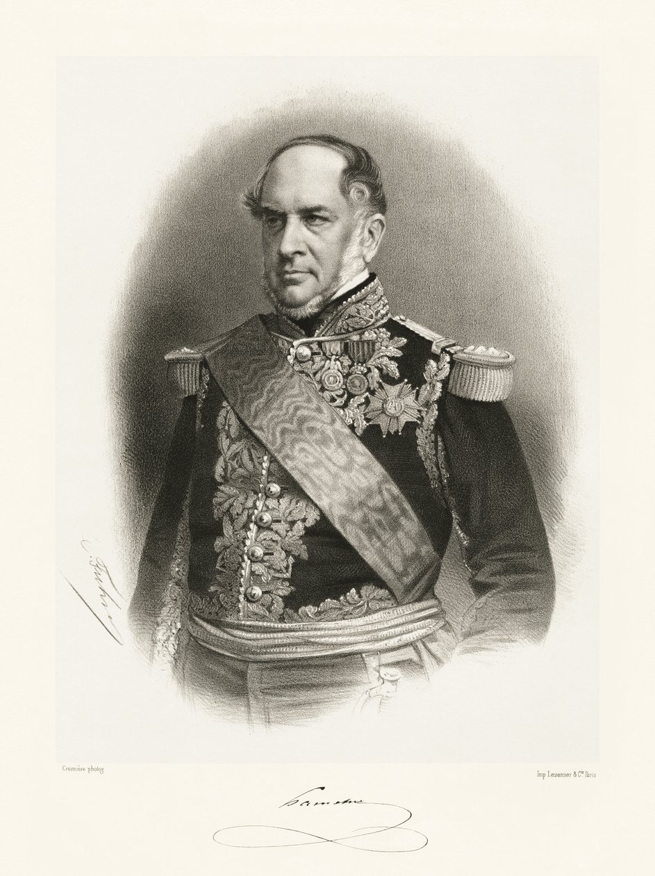 Ferdinand Alphonse Hamelin, 1865-66 door Leon Cremiere