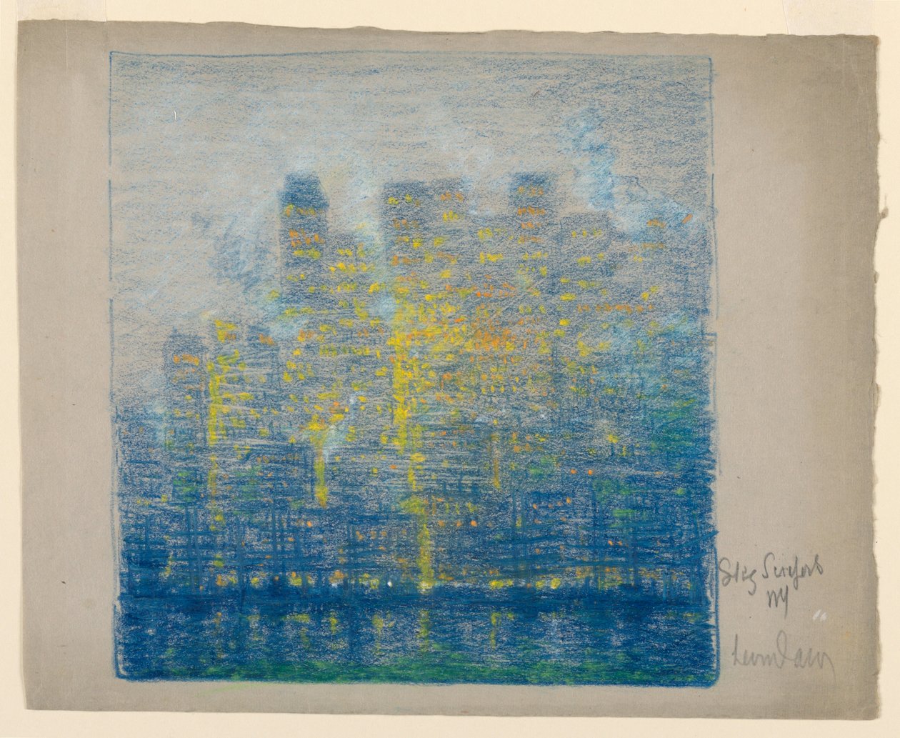 Wolkenkrabbers, New York door Leon Dabo
