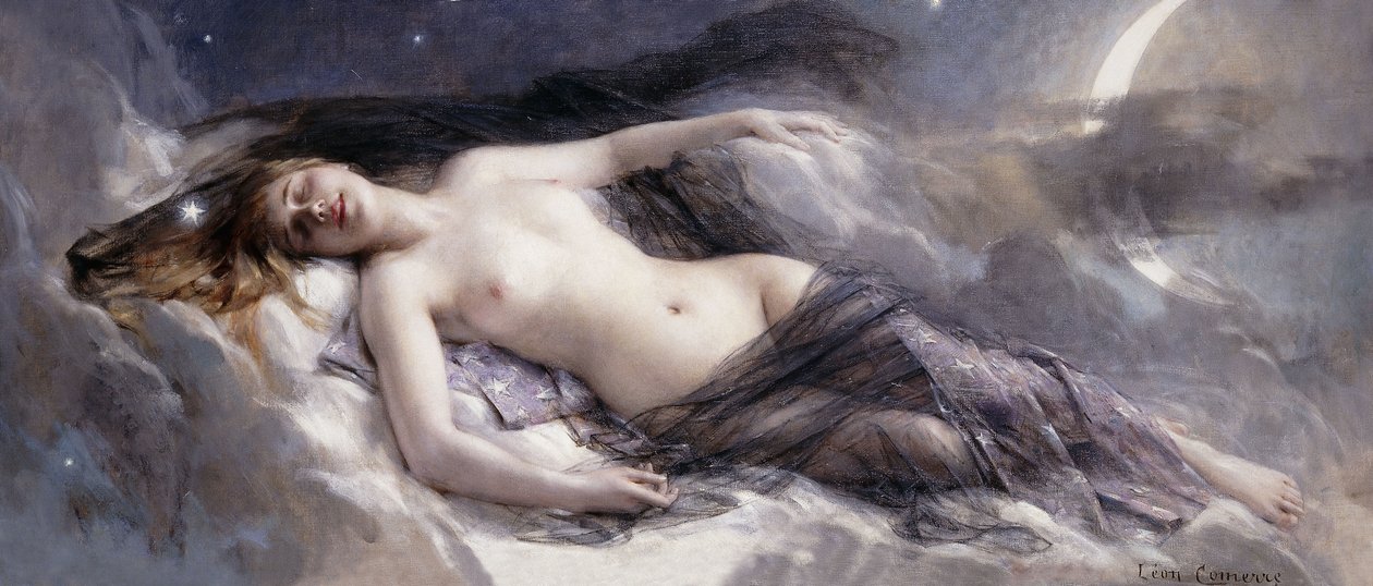 Luna door Leon Francois Comerre