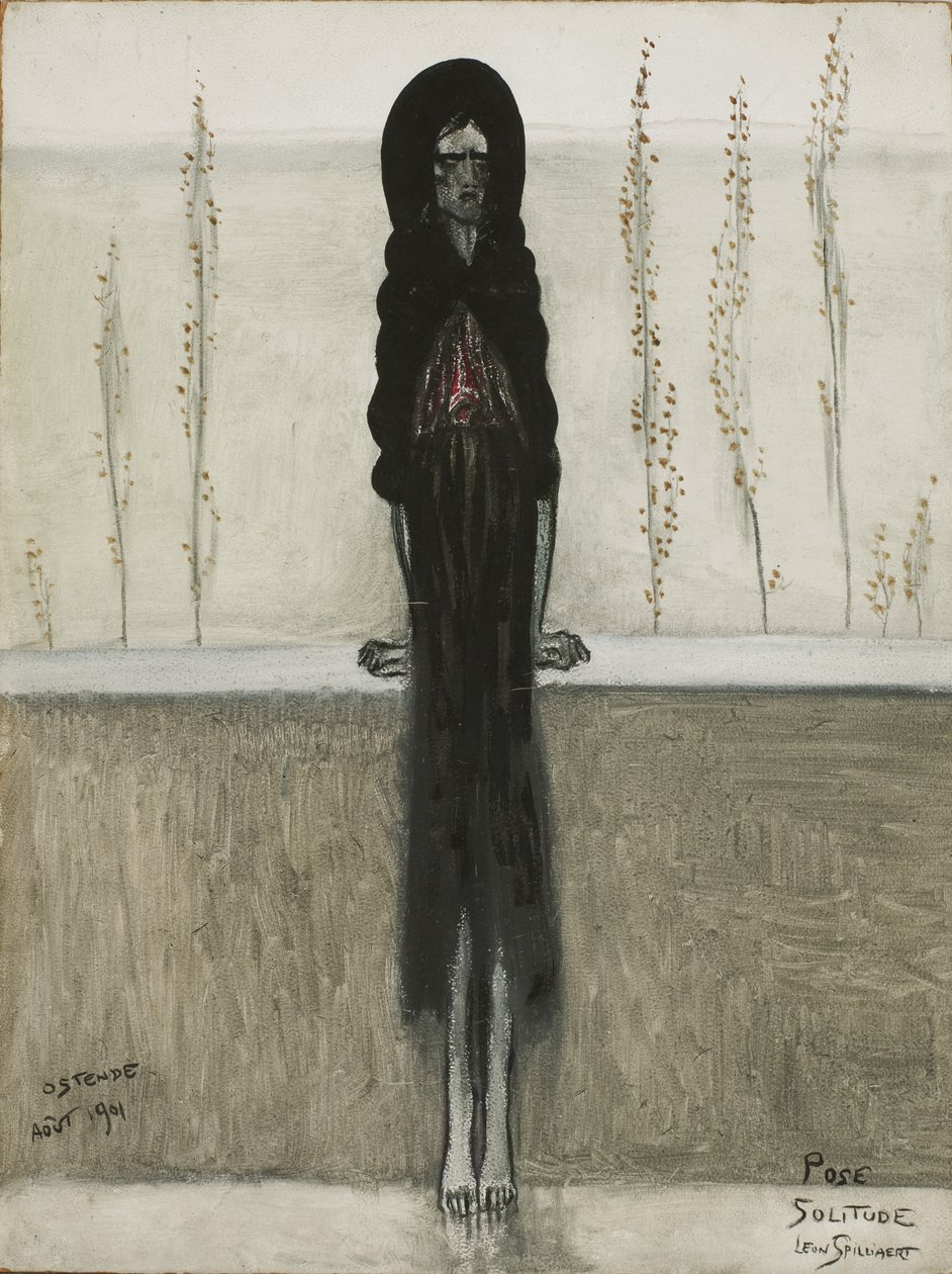 Pose, Eenzaamheid door Leon Spilliaert
