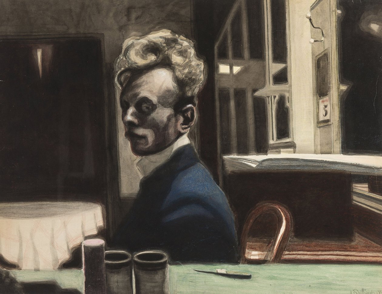 Zelfportret door Leon Spilliaert