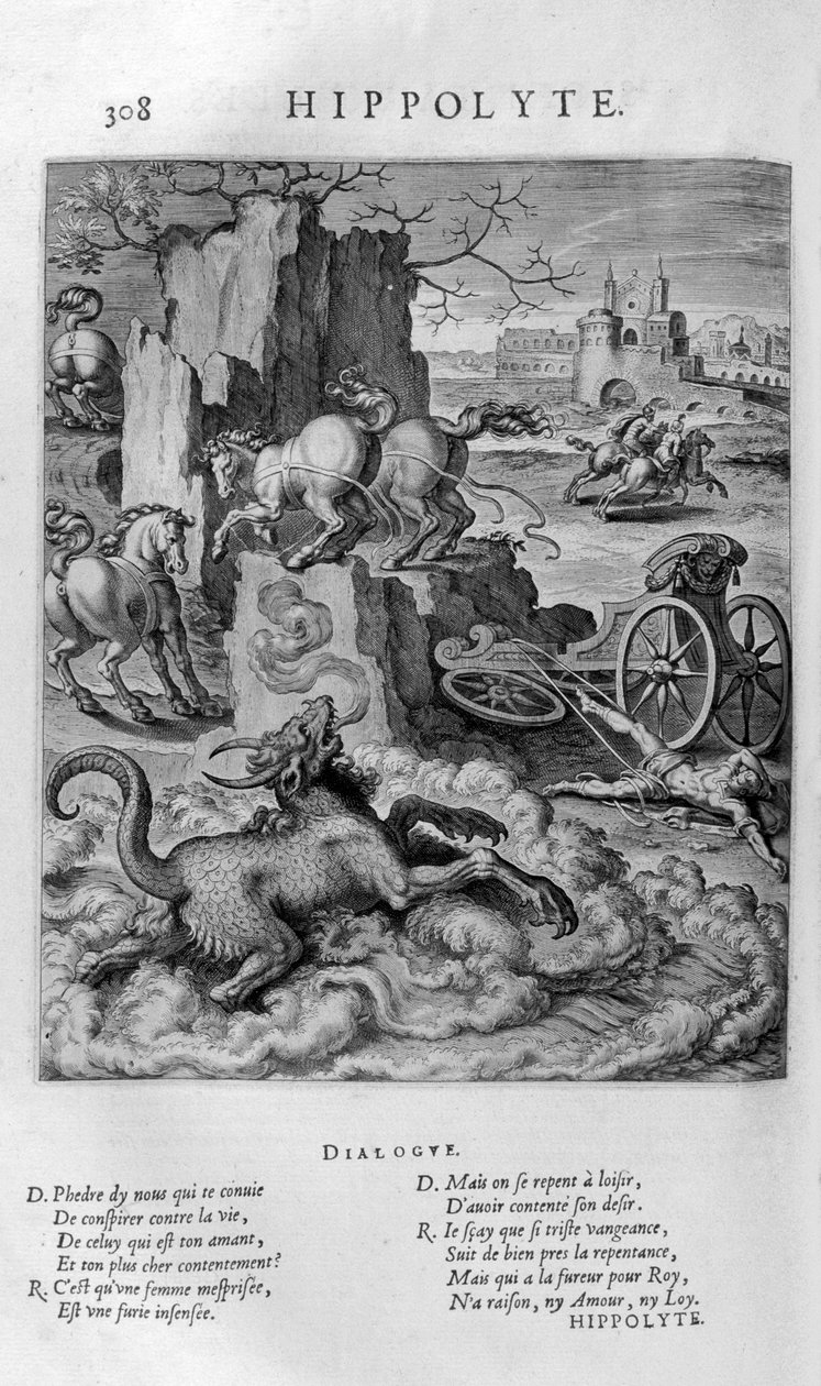 Hippolytus, 1615 door Leonard Gaultier