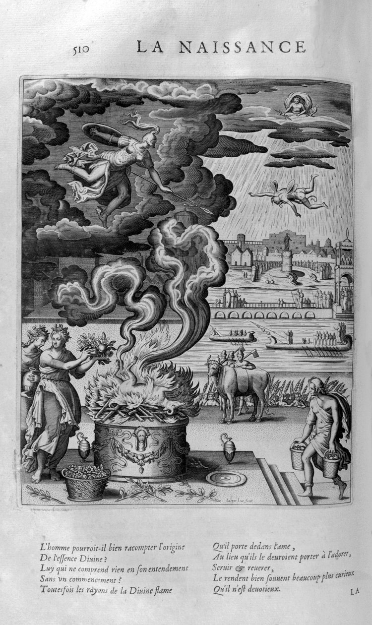De geboorte, 1615 door Leonard Gaultier