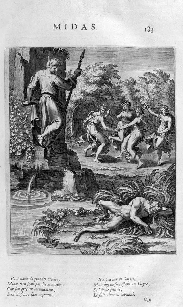 Midas, 1615 door Leonard Gaultier