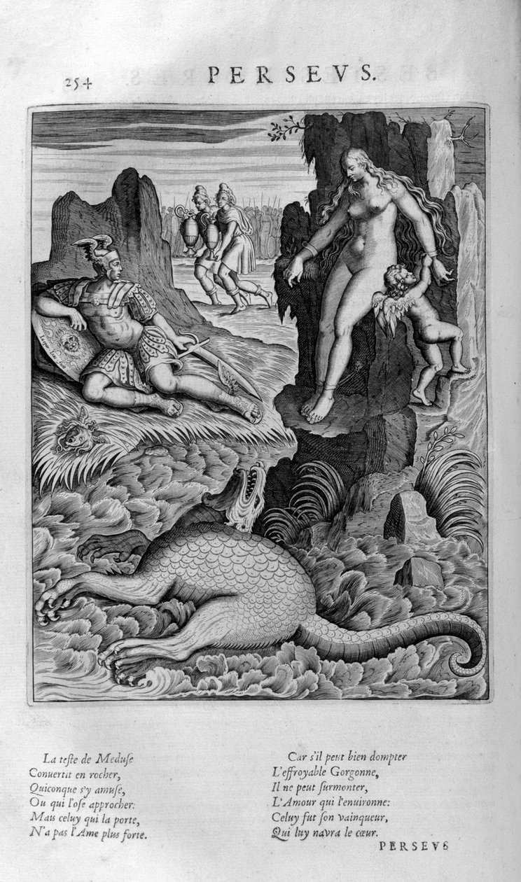 Perseus redt Andromeda, 1615 door Leonard Gaultier