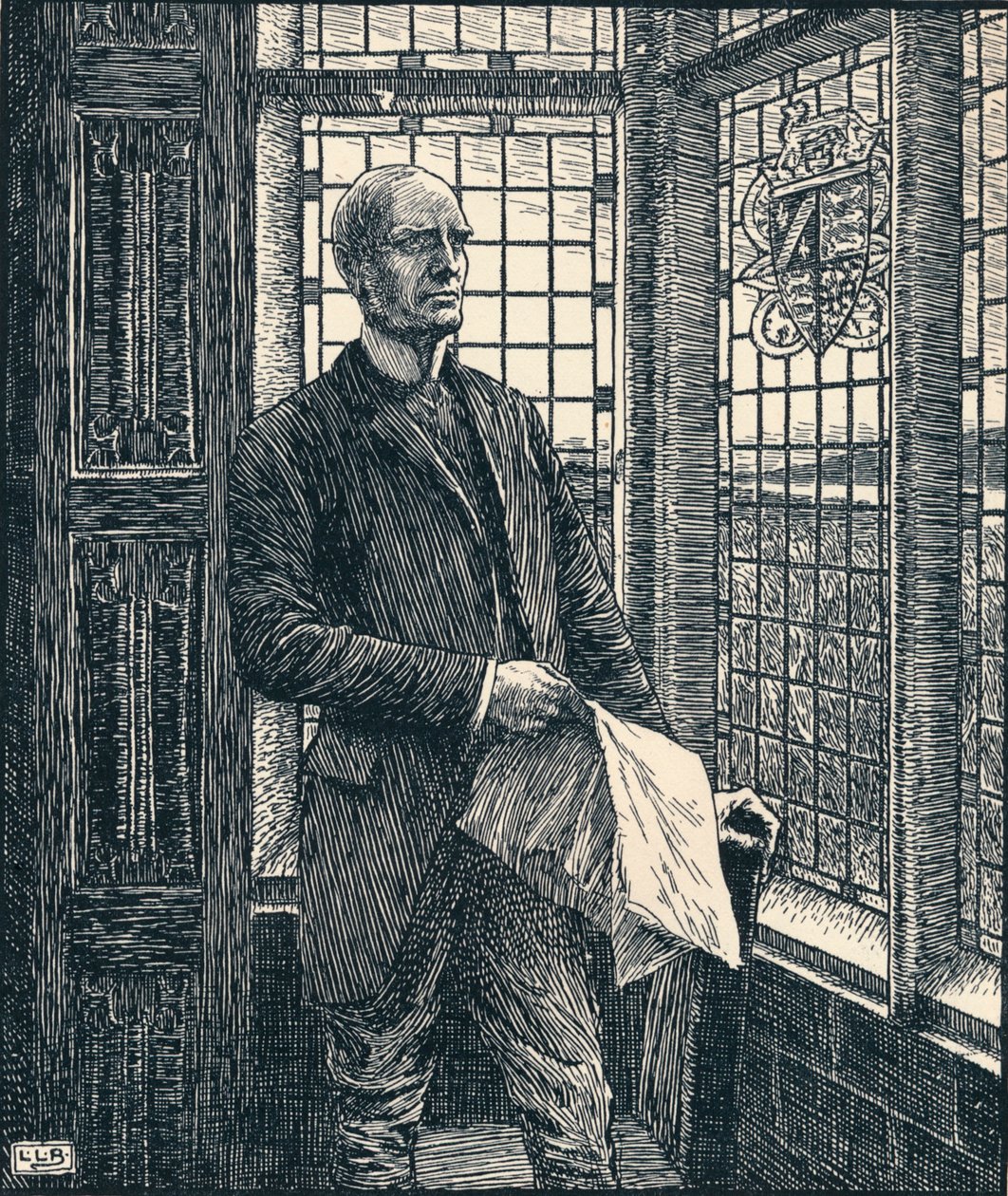 De enige zoon, ca. 1900 door Leonard Leslie Brooke