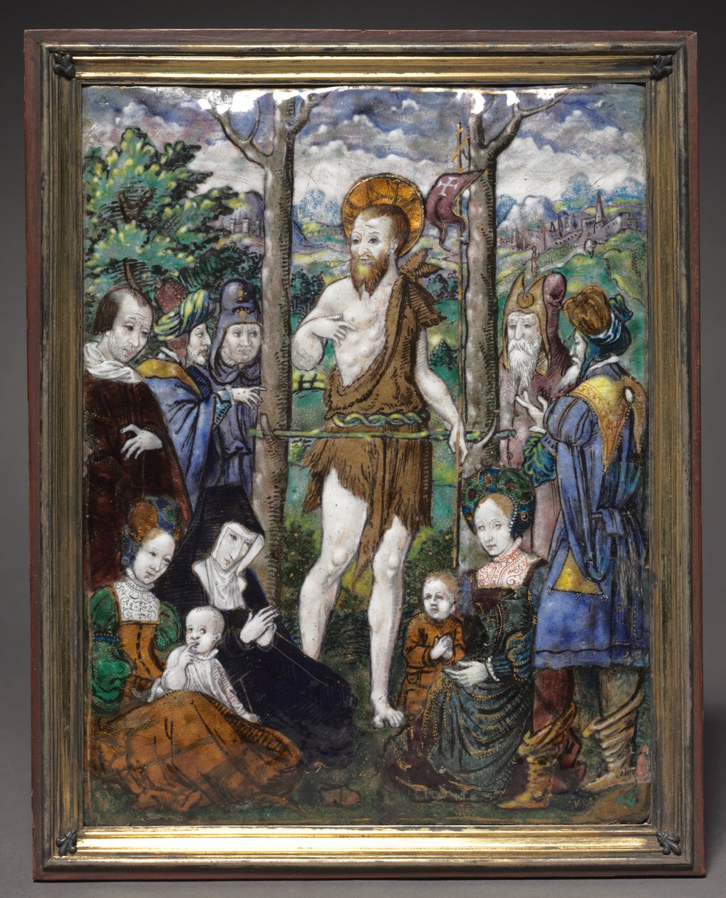 Preek, 1500s door Leonard Limousin