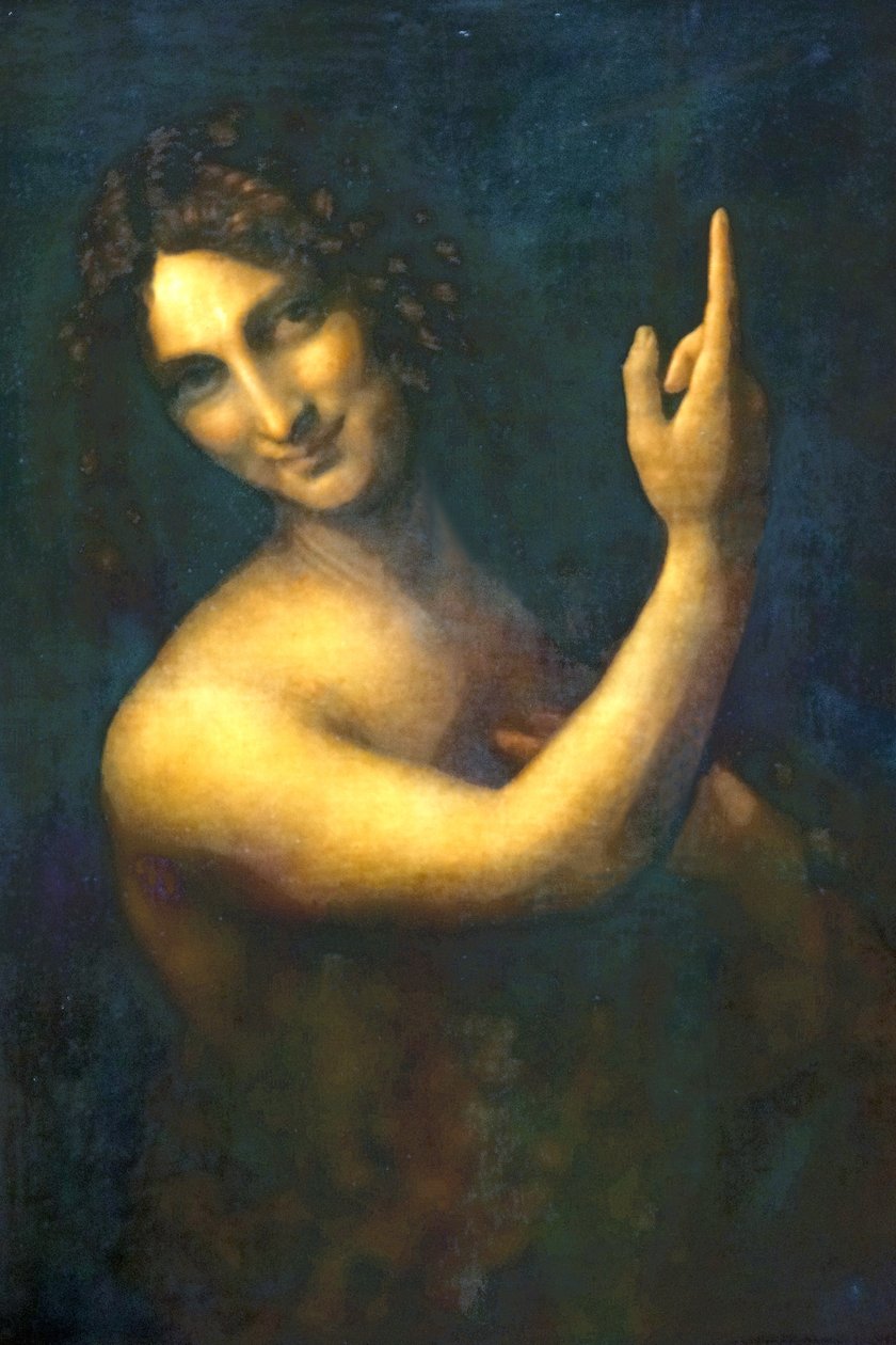 Sint Johannes de Doper door Leonardo da Vinci
