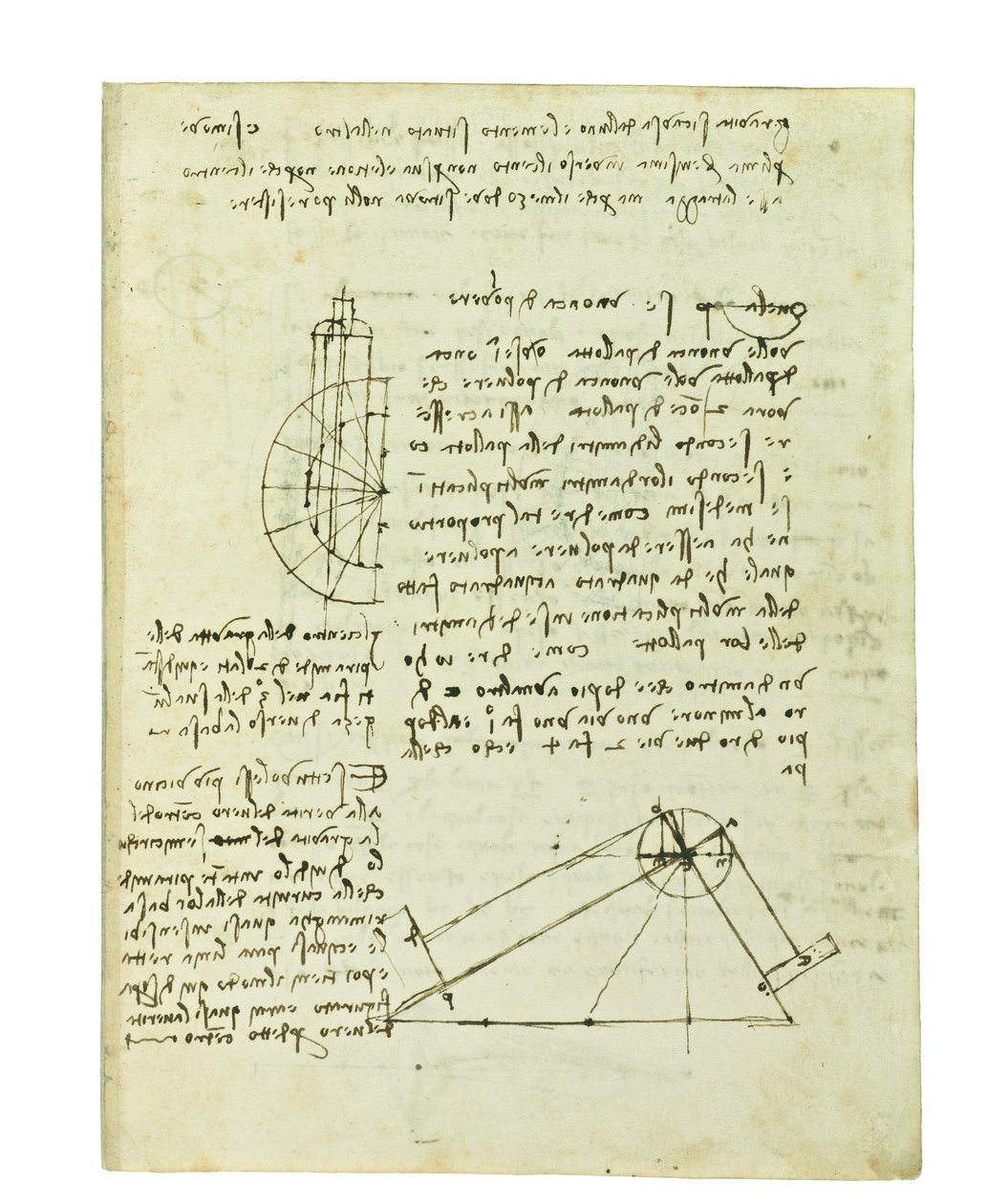 Codex over de vlucht van vogels, Folio 2 recto door Leonardo da Vinci