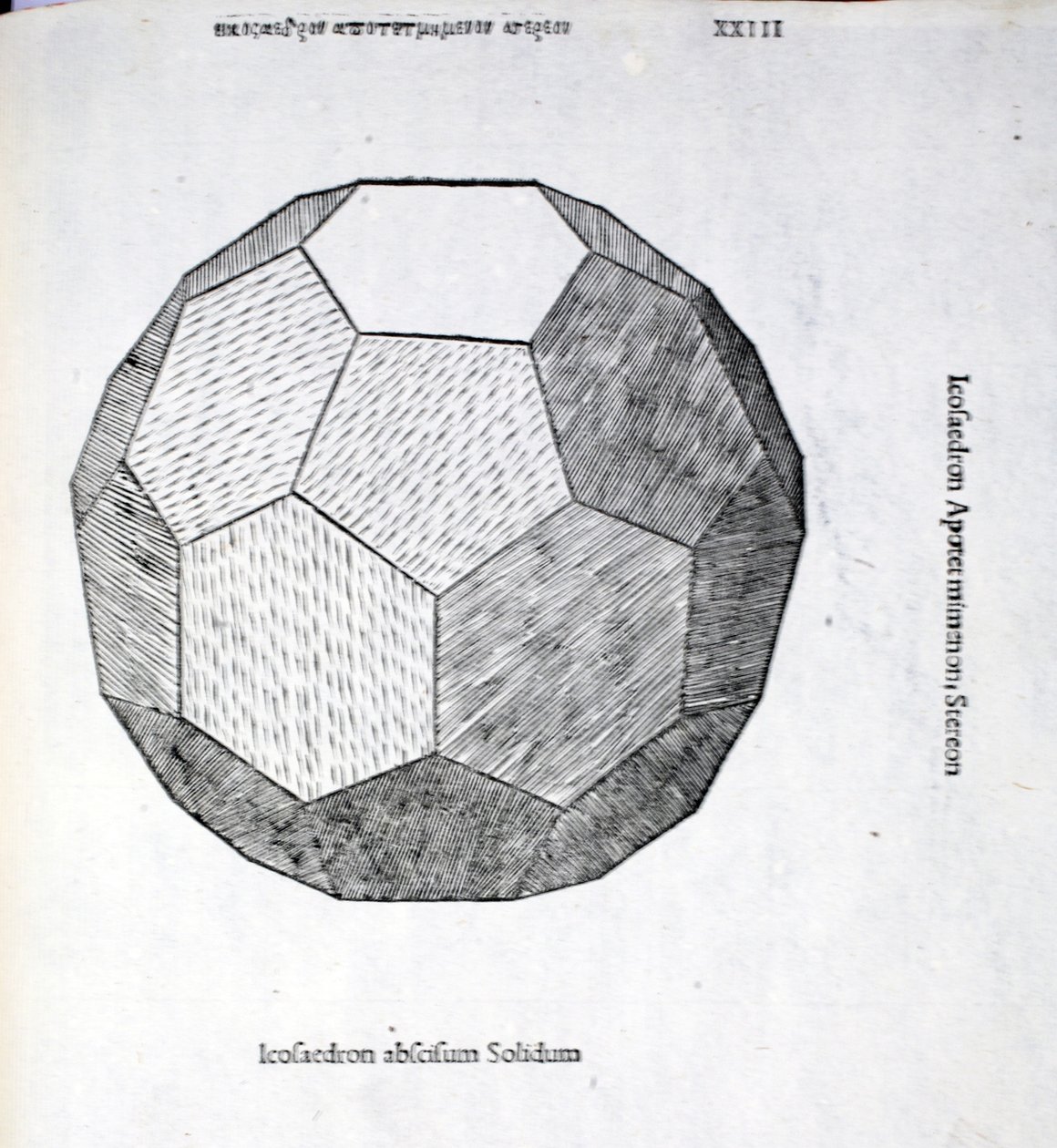 Icosaedron abscisum solidum, illustratie uit 