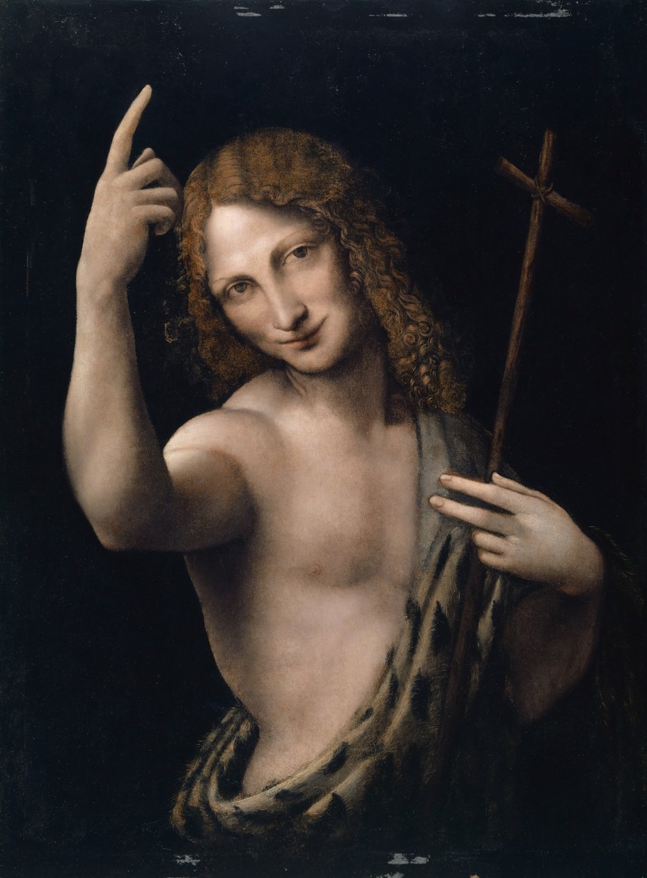 Johannes de Doper, 1505-07 door Leonardo da Vinci