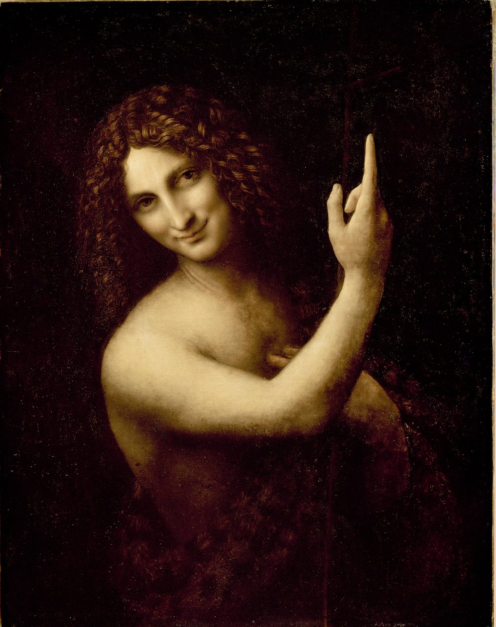 St. Johannes de Doper door Leonardo da Vinci