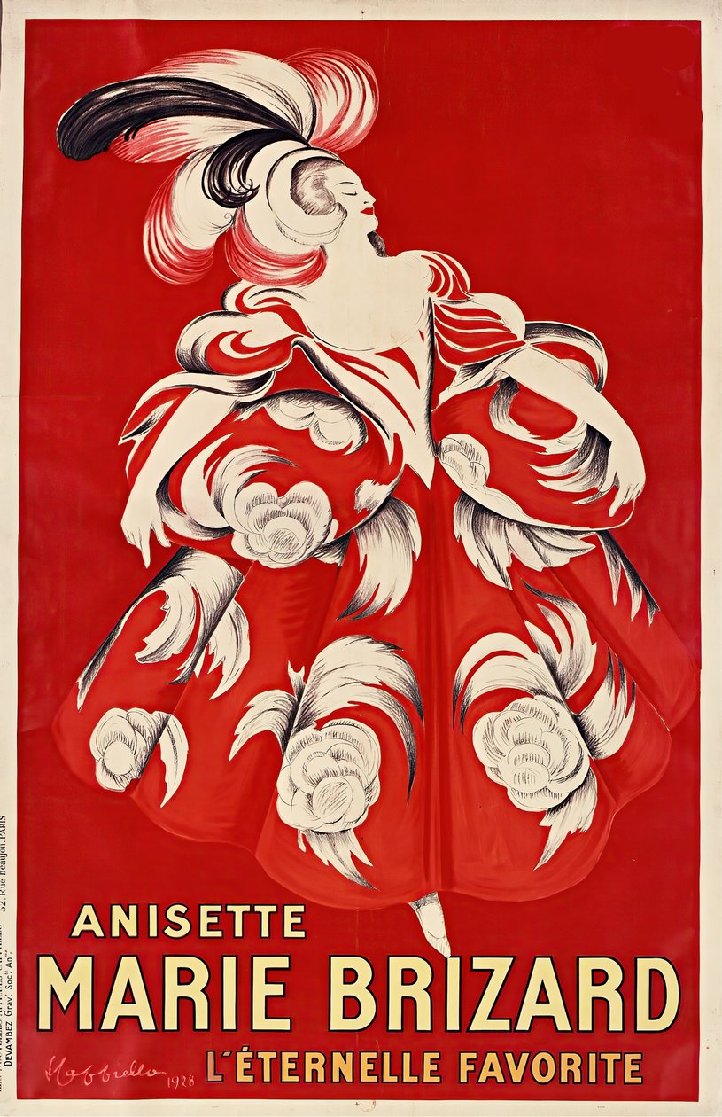 Anisette Marie Brizard, 1928 door Leonetto Cappiello