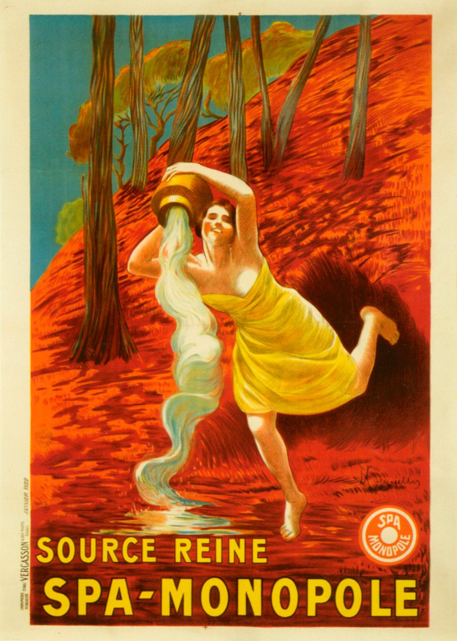 Bron Reine Spa Monopole door Leonetto Cappiello