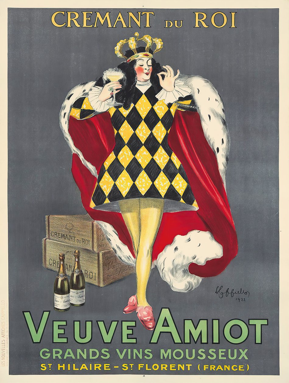 Veuve Amiot Cremant door Leonetto Cappiello
