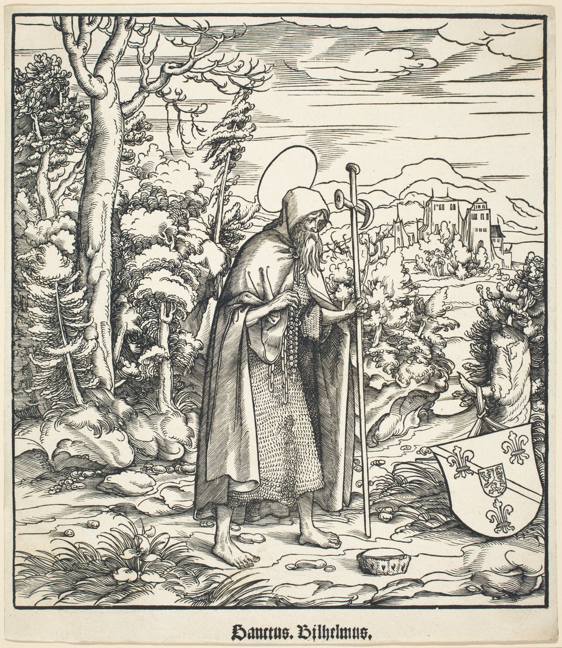 Sint Bilhelmus door Leonhard Beck