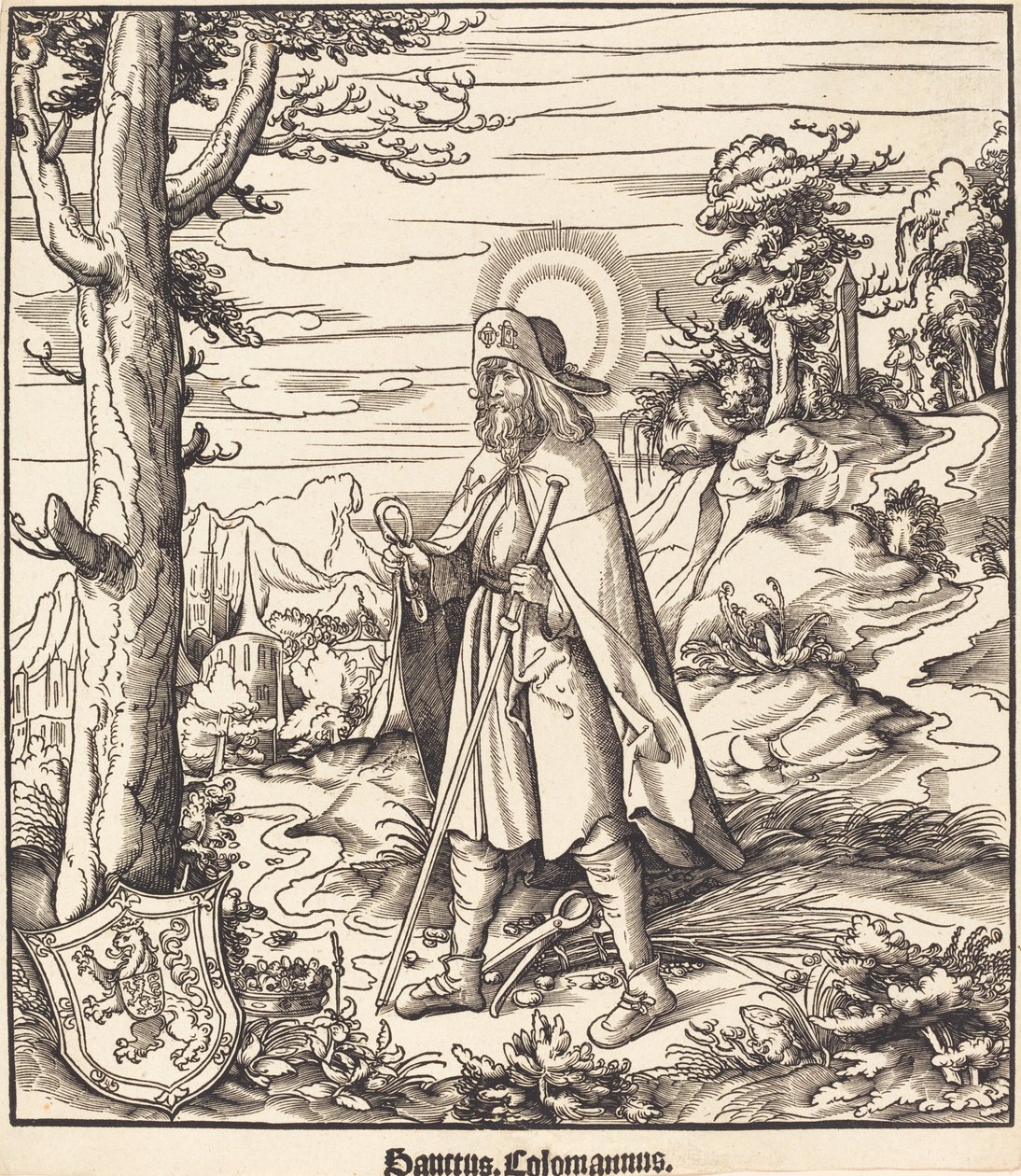 Sint Colomannus door Leonhard Beck