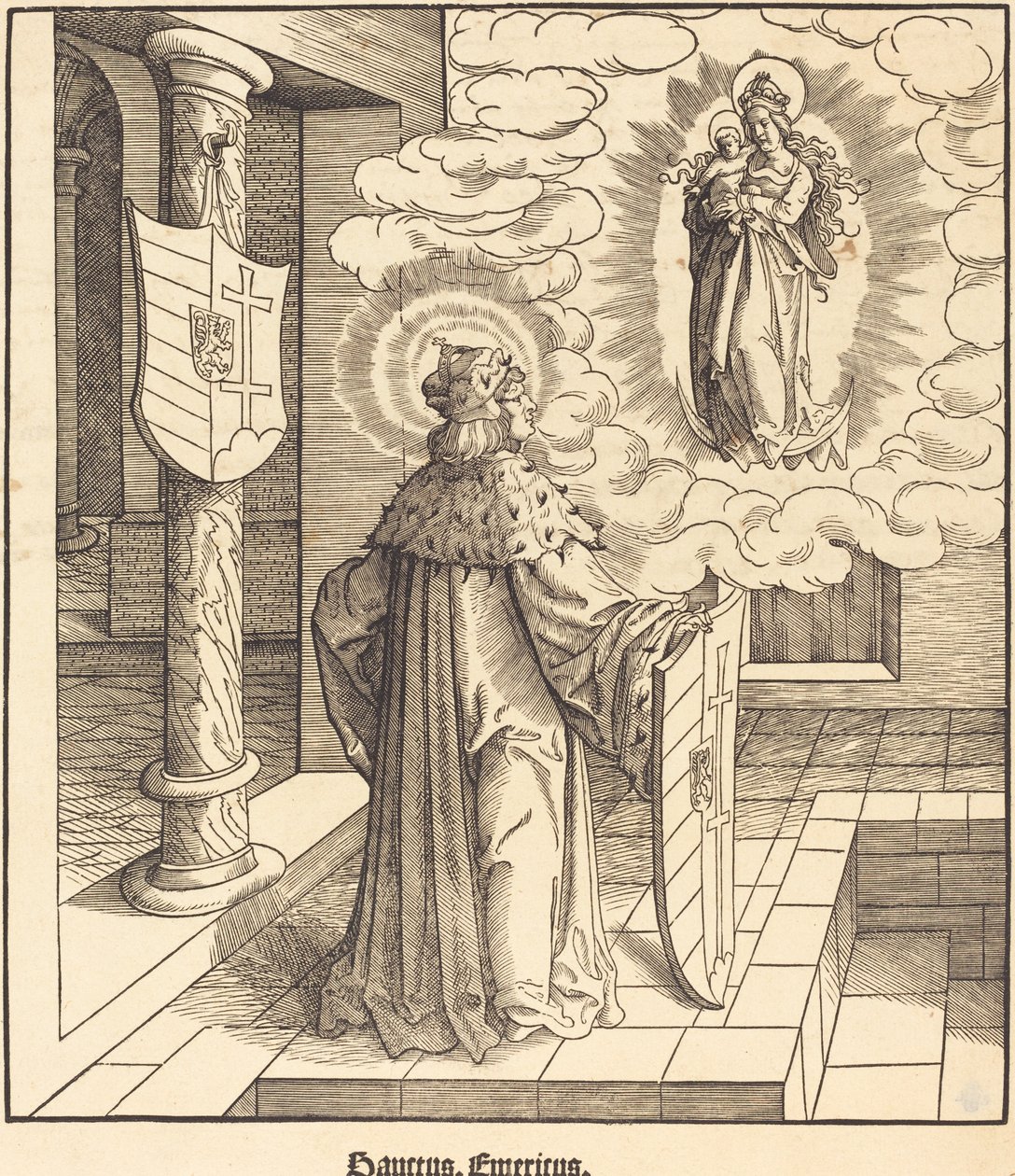 Sint Emericus door Leonhard Beck
