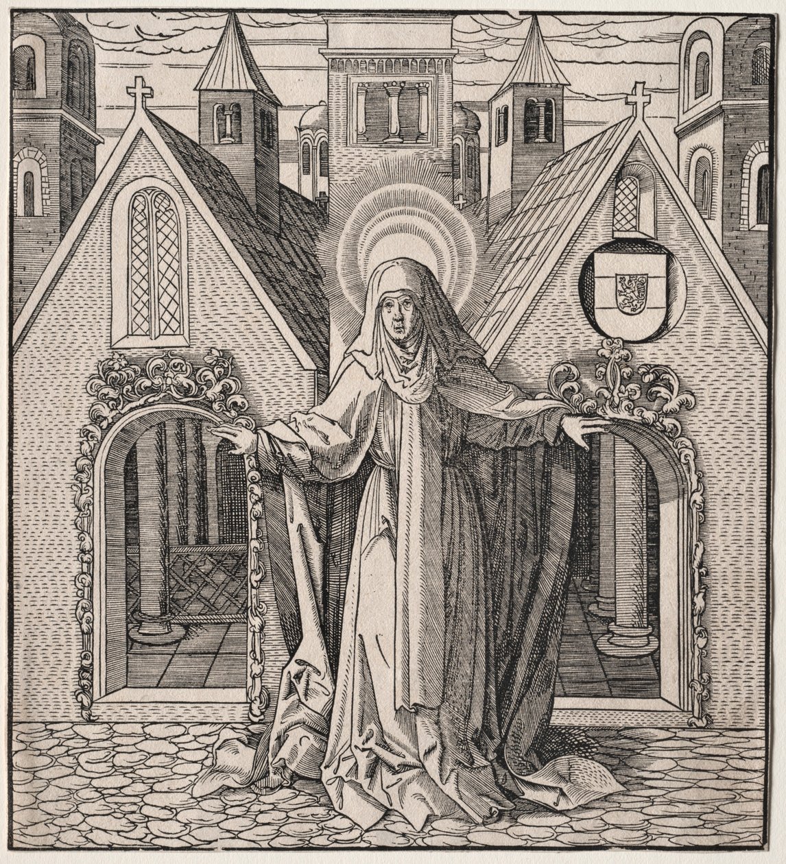 Sancta Rega, 1512-1516 door Leonhard Beck
