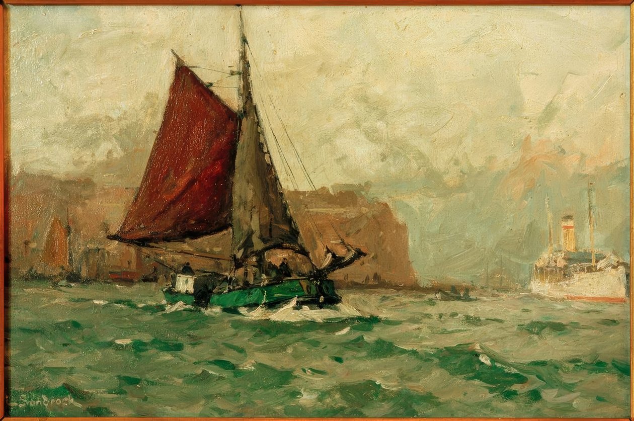 Onder Helgoland door Leonhard Sandrock