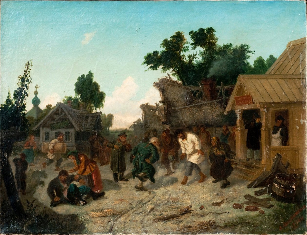 In de taverne door Leonid Ivanovich Solomatkin
