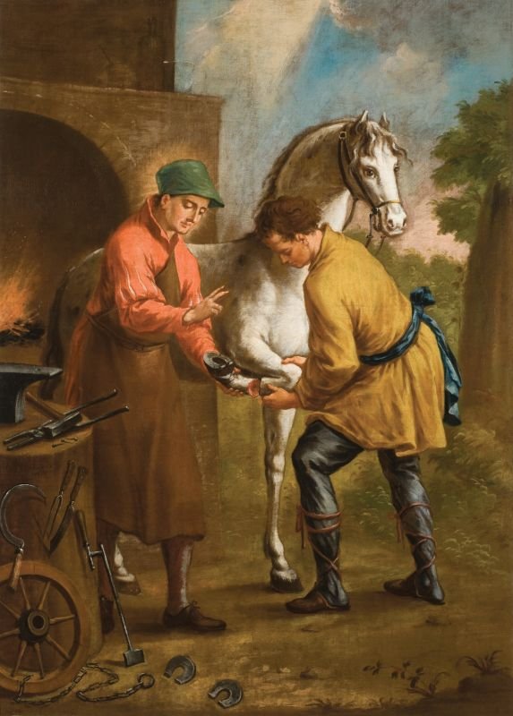 Sint Eligius door Leopold Layer