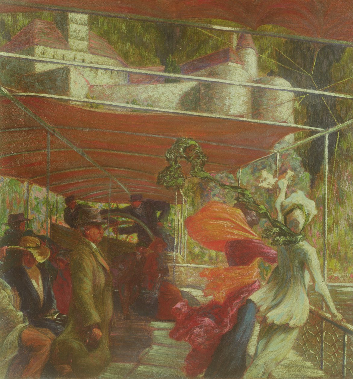 Op de plezierboot door Leopold Blauensteiner