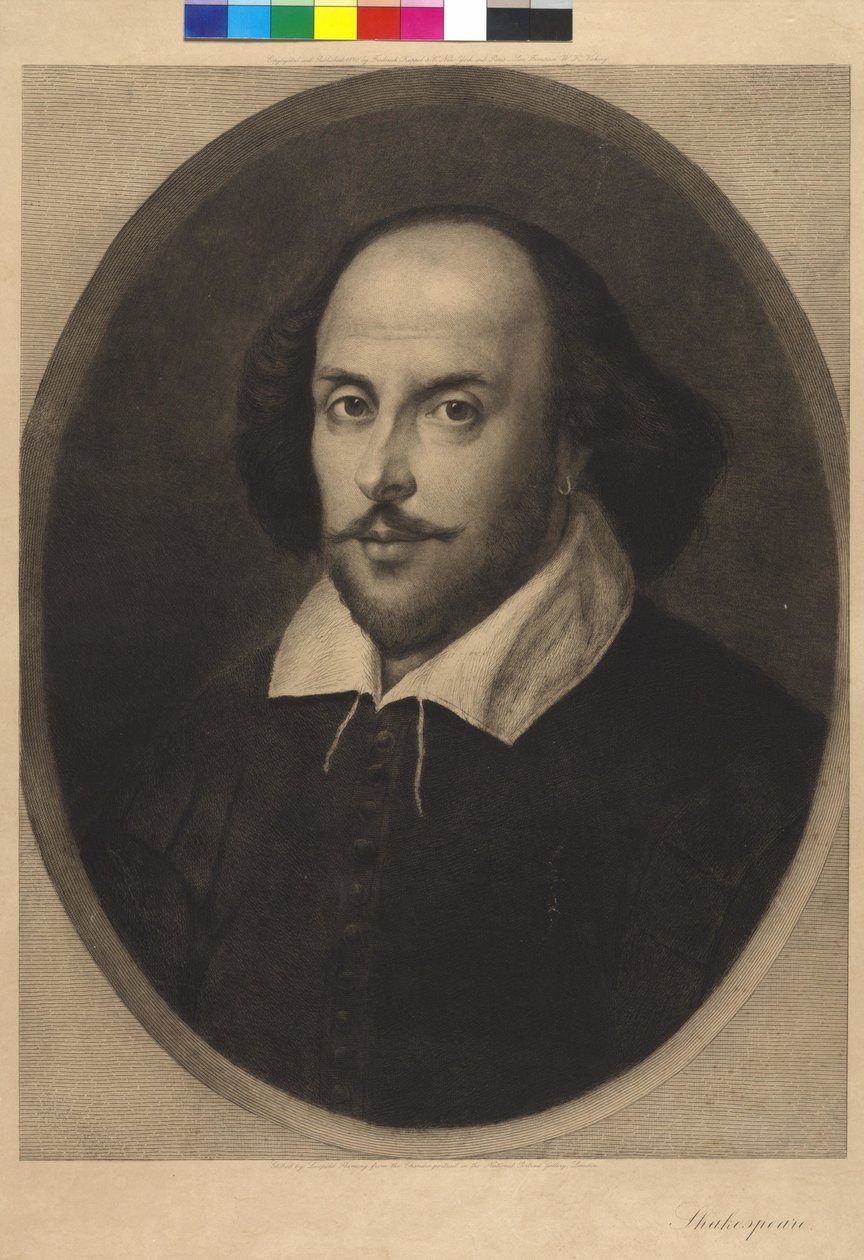 Shakespeare door Leopold Flameng