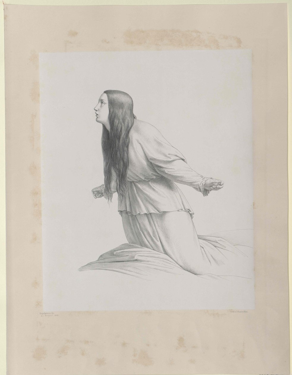 Maria von Moerl door Leopold Kupelwieser