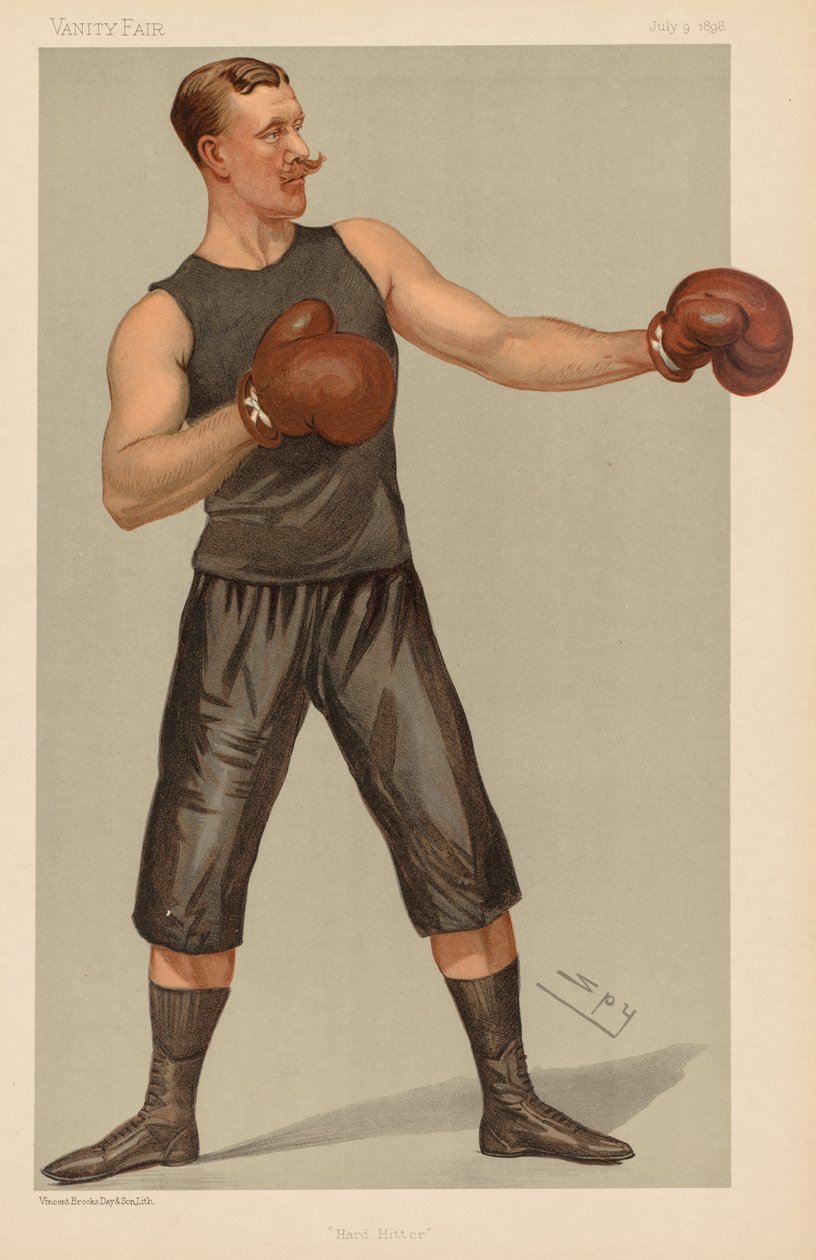 Vanity Fair: Hard Hitter, 1896 door Leslie Matthew