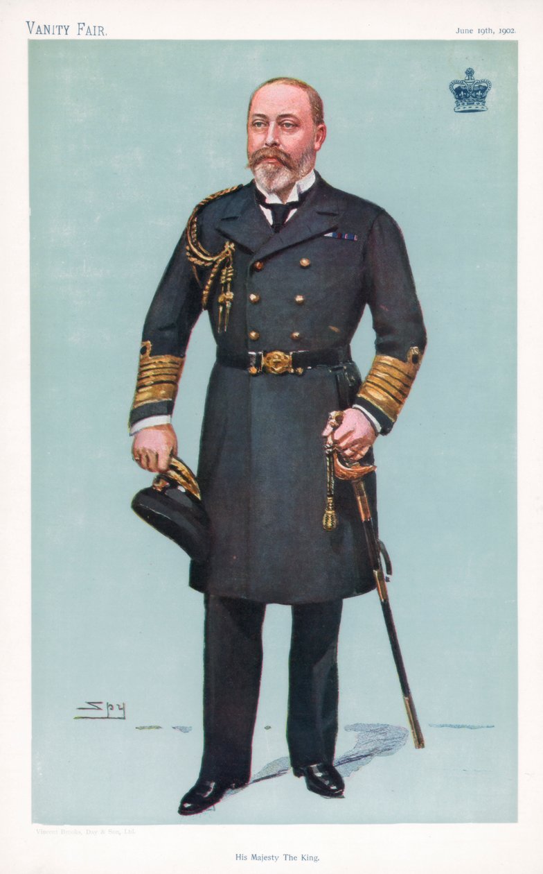 Zijne Majesteit de Koning, 1902 door Leslie Matthew Ward