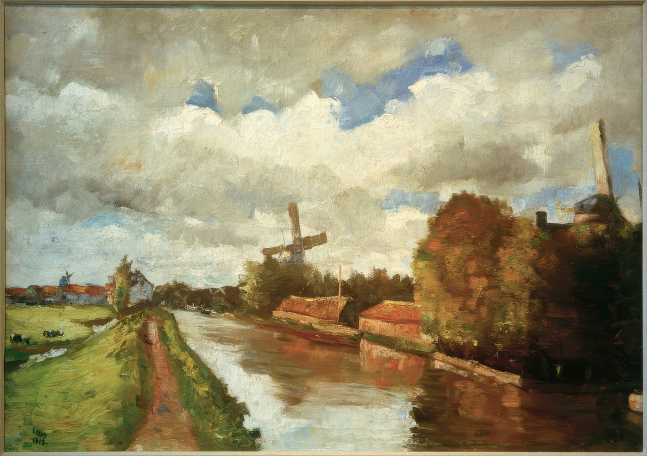 Drijvende wolken door Lesser Ury